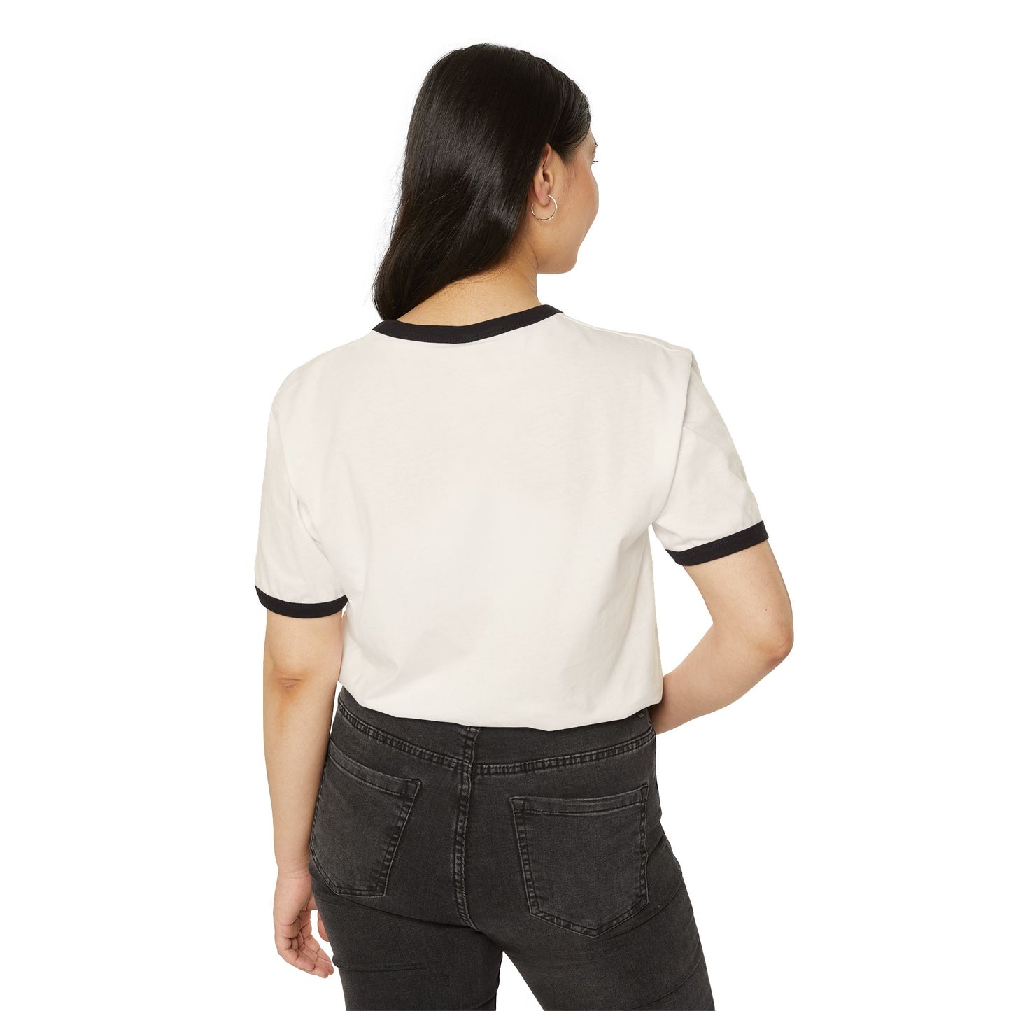 Booked & Busy Unisex Cotton Ringer T-Shirt