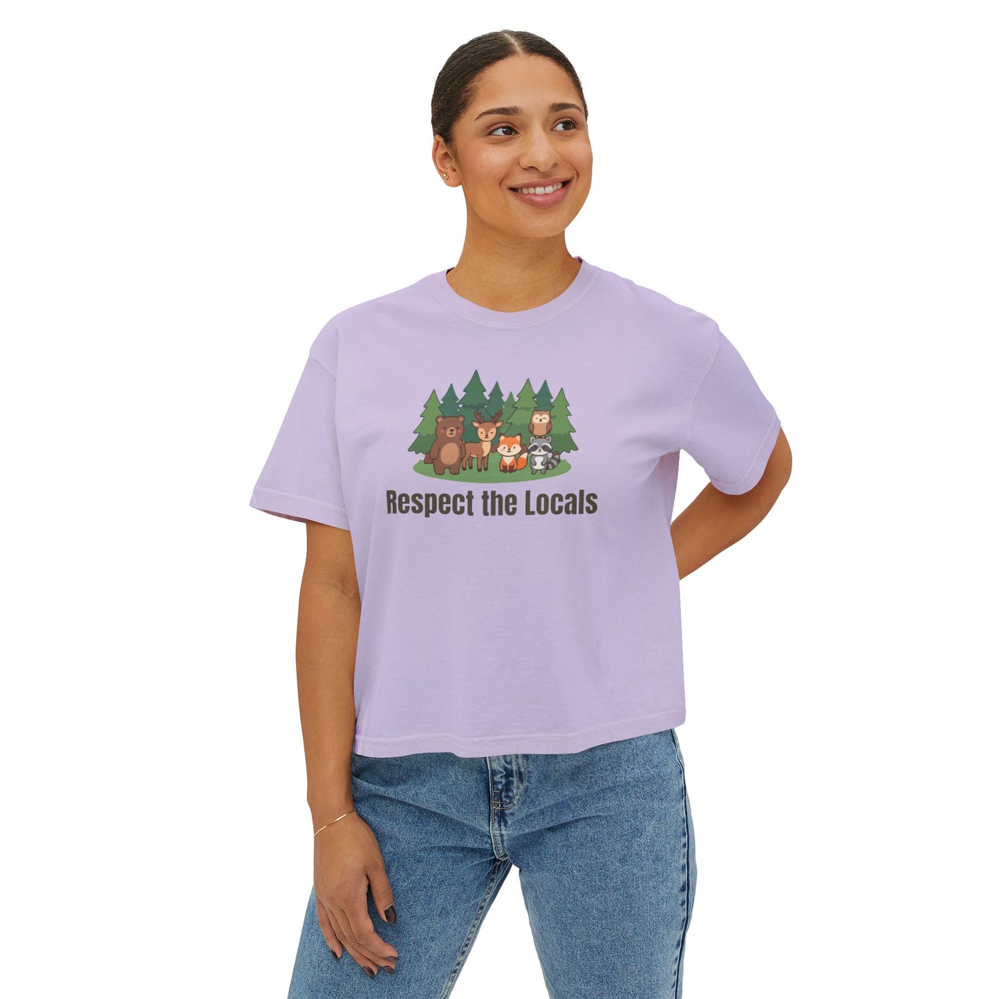 Forest Locals Women's Boxy Tee