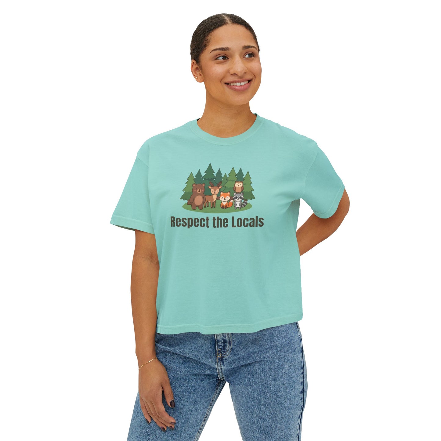 Forest Locals Women's Boxy Tee