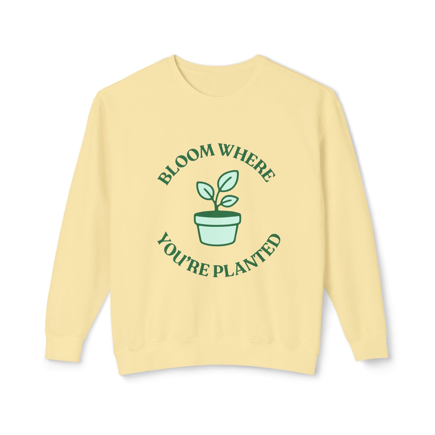 Bloom Unisex Lightweight Crewneck Sweatshirt